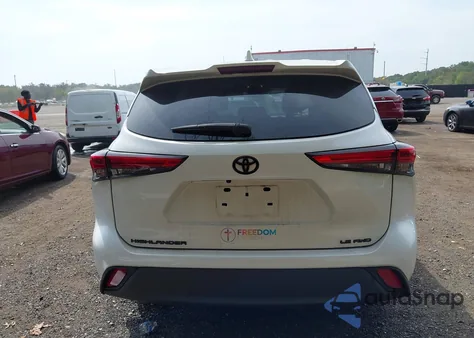 2021 Toyota Highlander Le из США, поврежденный, VIN 5TDBZRBH8MS141715